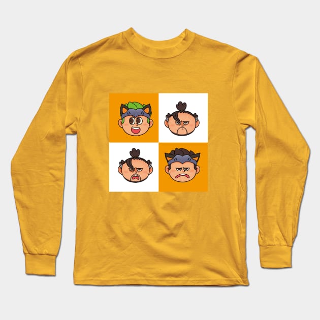 Overwatch: Shimada Brothers Long Sleeve T-Shirt by Kurtssingh